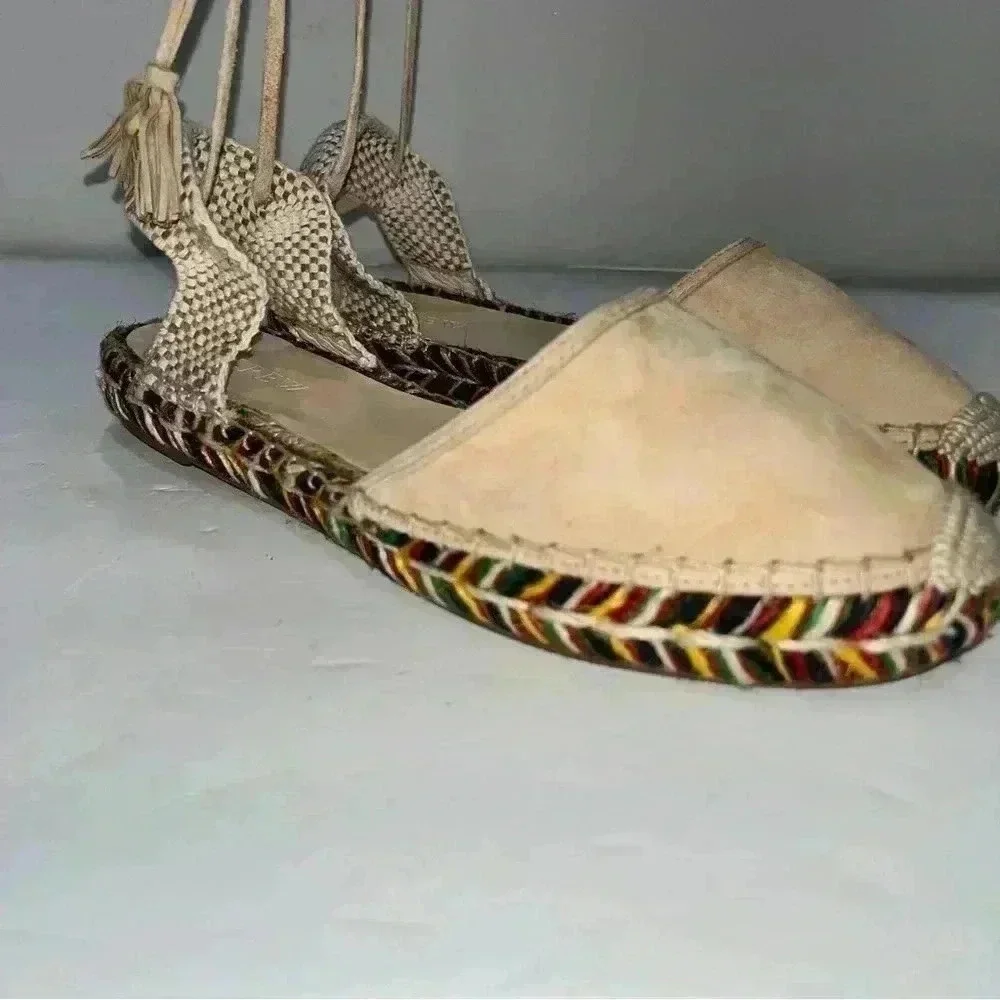 J. Crew Desert Canyon Espadrille Ankle wrap, tassel tie, Suede upper sho… ❤️